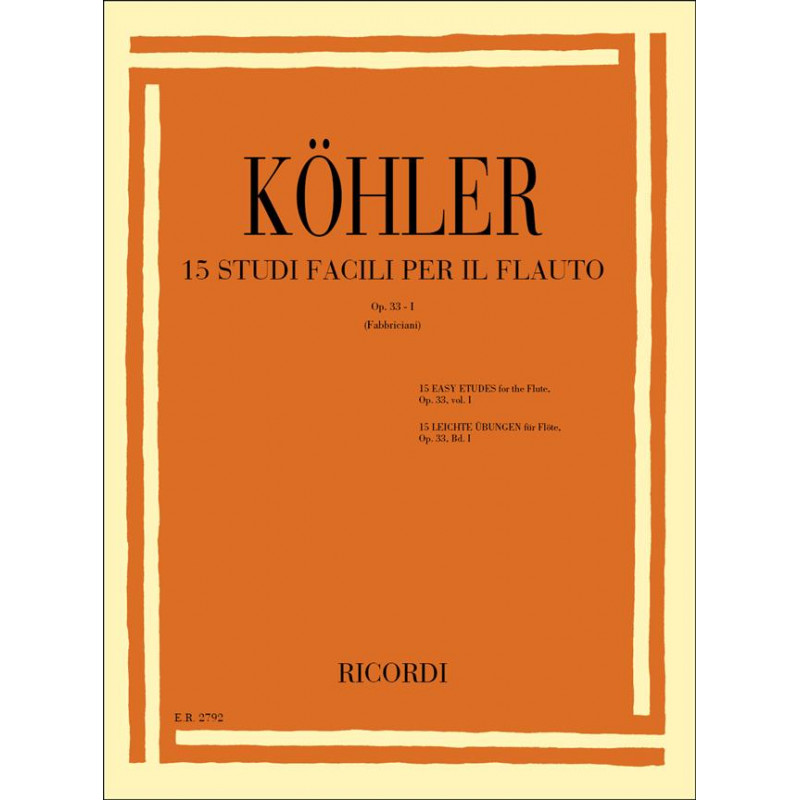 15 Studi facili per il flauto