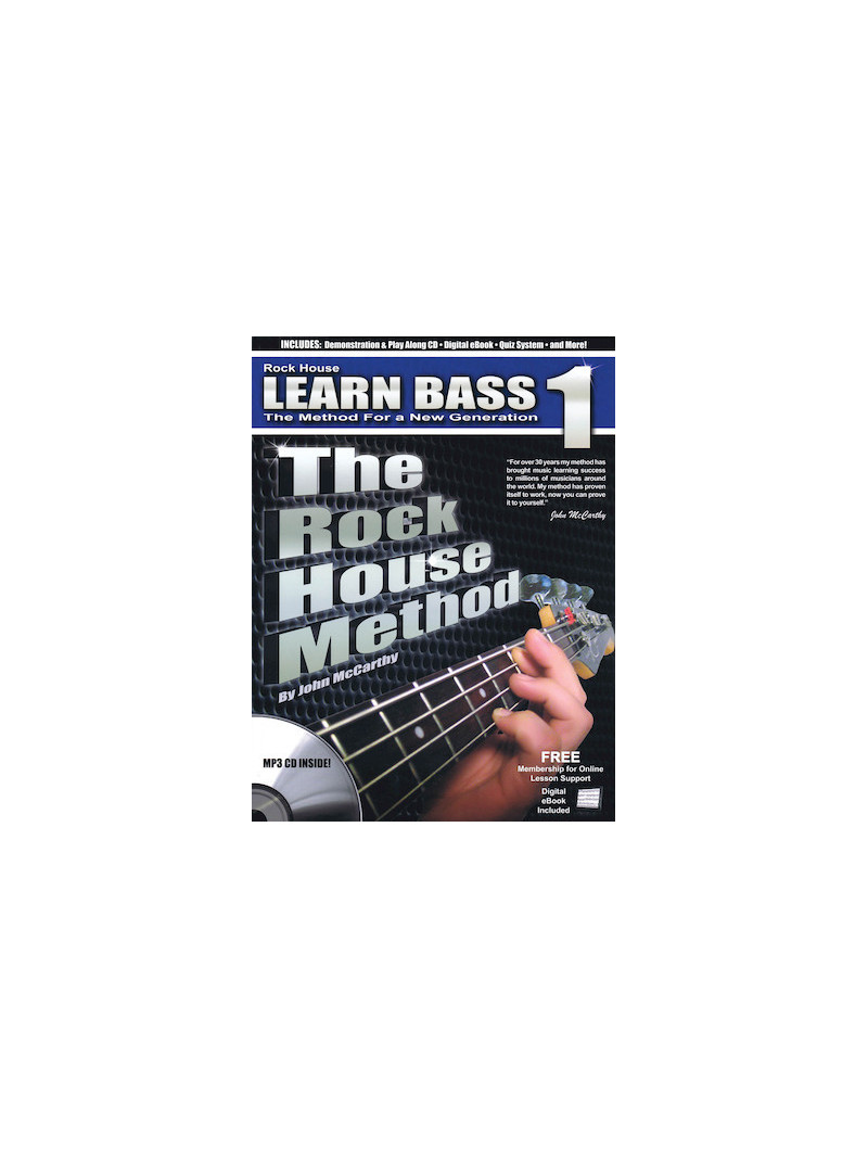 The Rock House Method: Learn Bass 1 (book/CD)