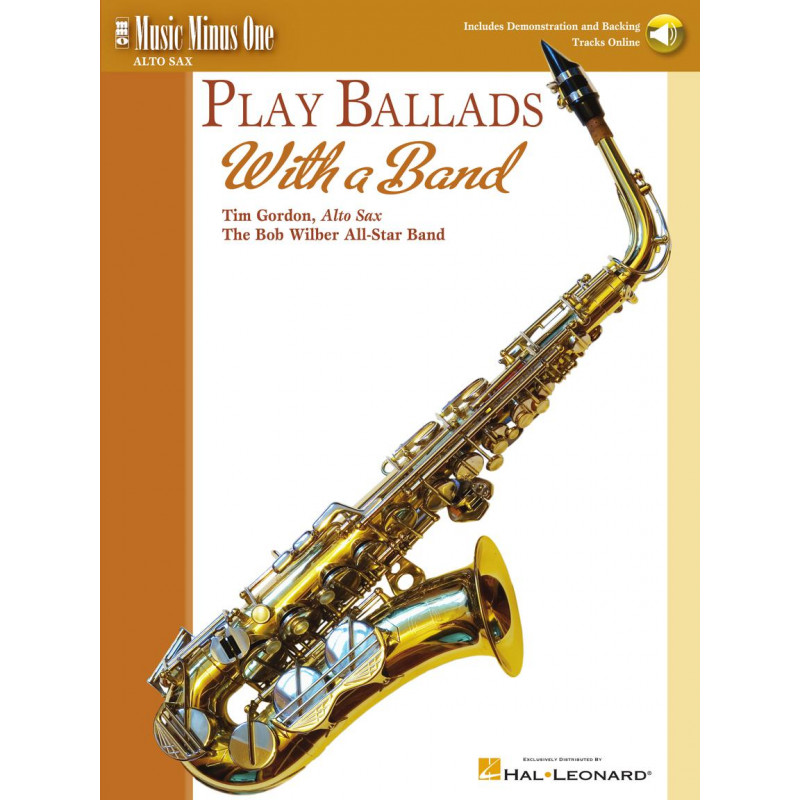 Play Ballads With A Band - Tenor Sax (score/CD)