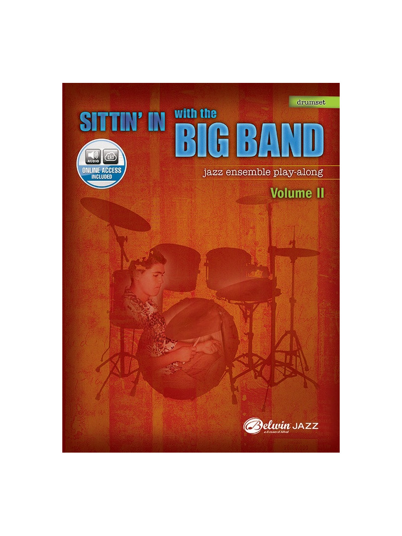Sittin' In With the Big Band Volume 2 Drums (book/CD play-along)