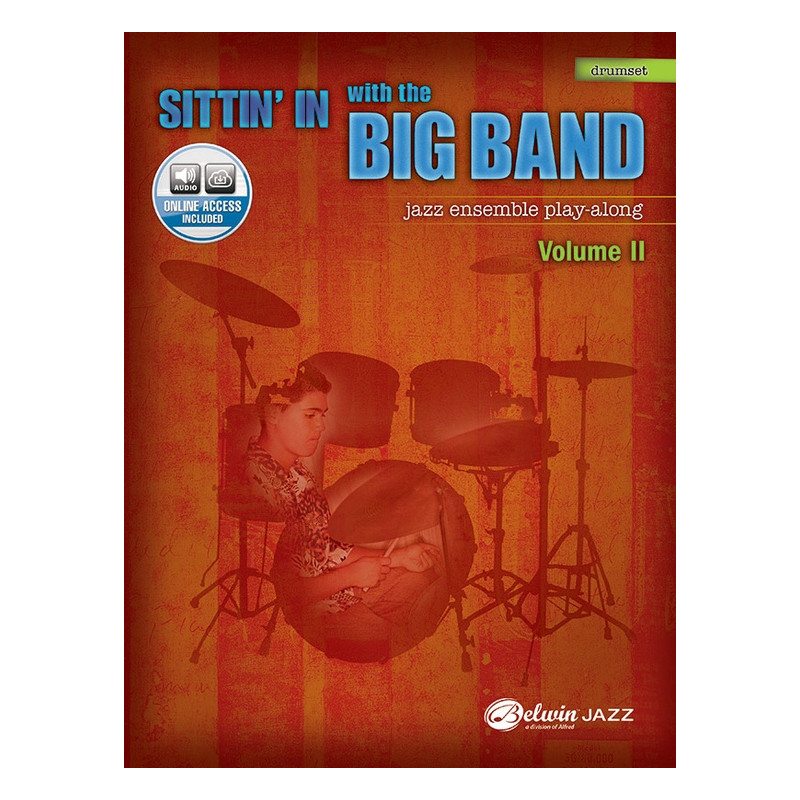 Sittin' In With the Big Band Volume 2 Drums (book/CD play-along)