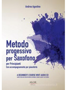 Metodo progressivo per saxofono per principianti (2 libri/Audio Online)