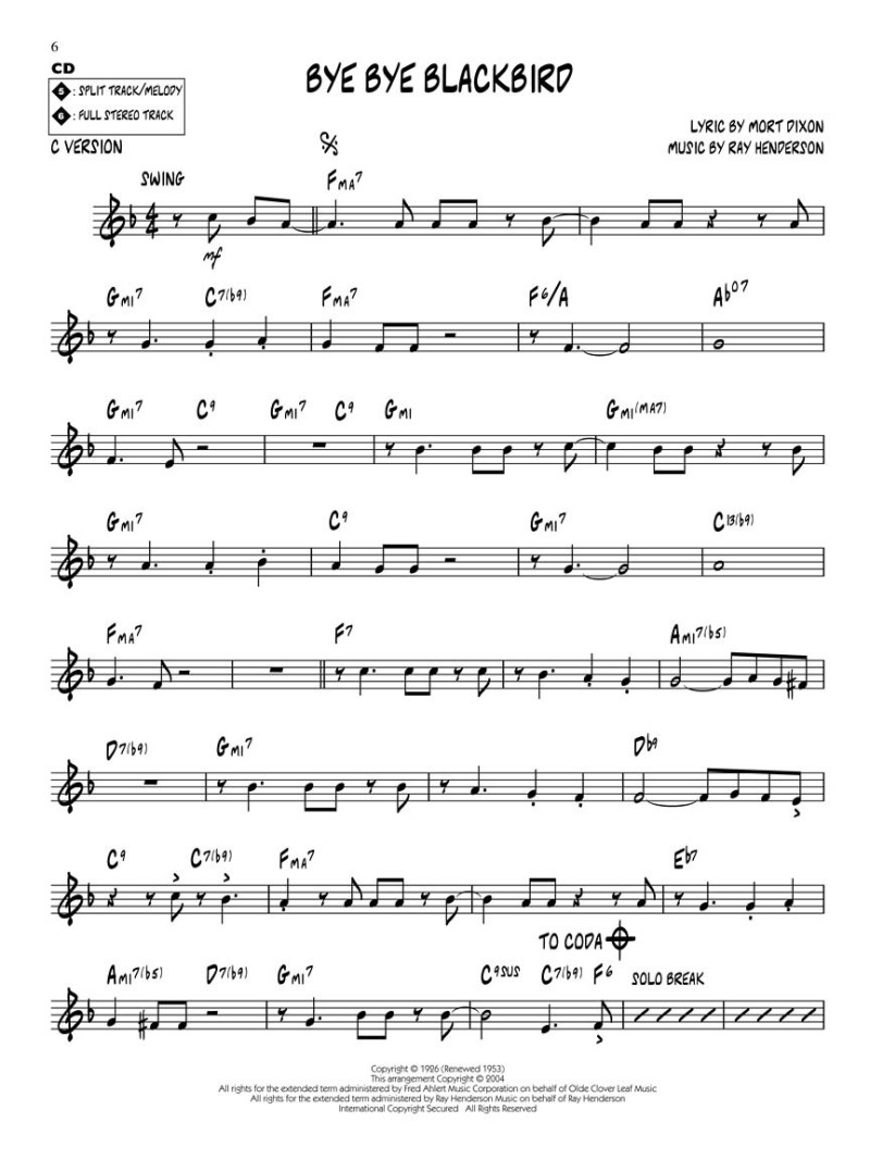 All Time Standards - Jazz Play-Along Volume 34 (book/CD)