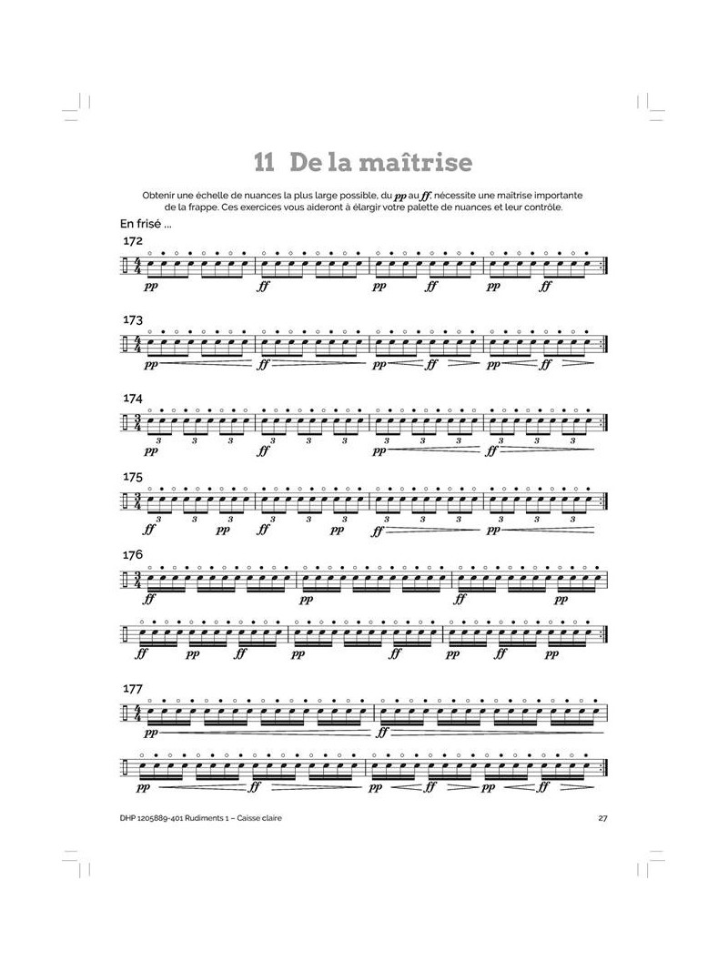Rudiments 1 - Caisse claire