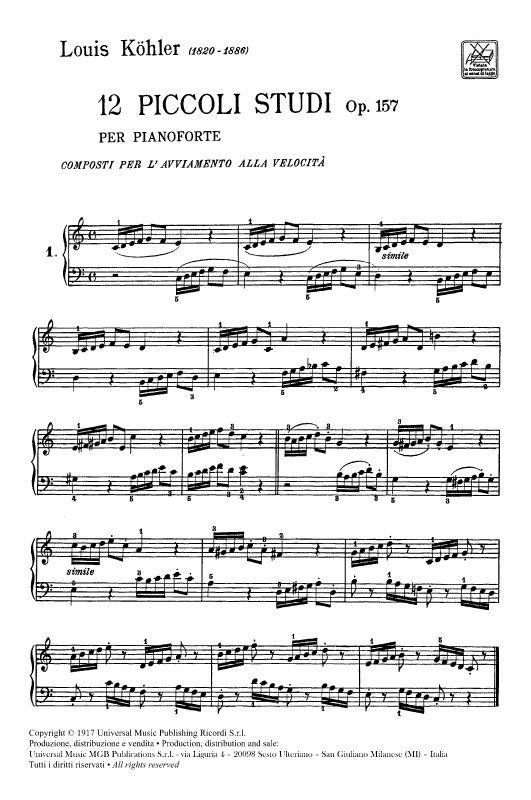 12 Piccoli Studi Per L'Avviamento Alla Velocita