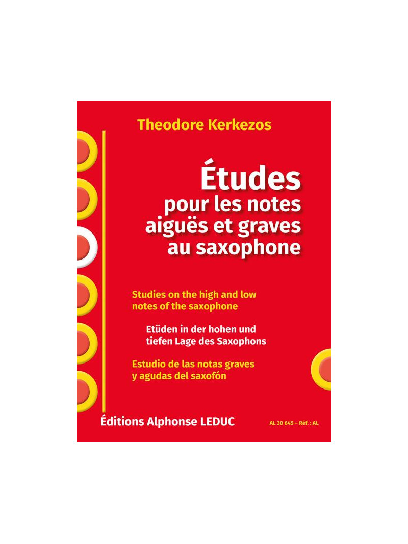Études pour les notes aigues et graves au saxophone
