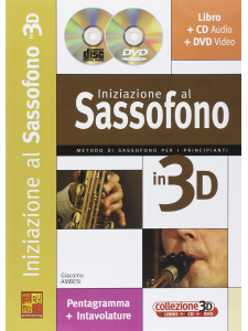 Iniziazione al sassofono in 3D (libro/CD/DVD)