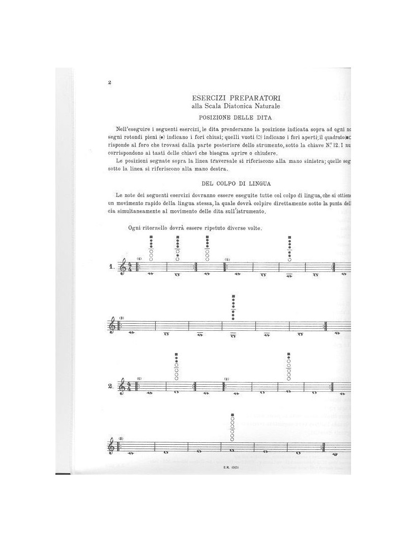 Metodo progressivo per lo studio del clarinetto Part. I