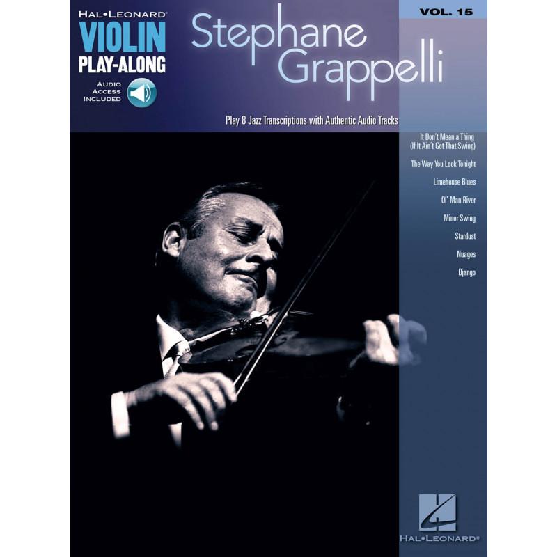 Violin Play-Along Volume 15: Stephane Grappelli (book/CD)