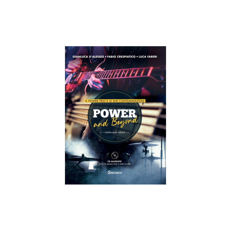POWER and Beyond - Guitar - Bass - Drums (libro/CD)
