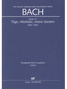 Tilge, Hochster, meine Sunden BWV 1083