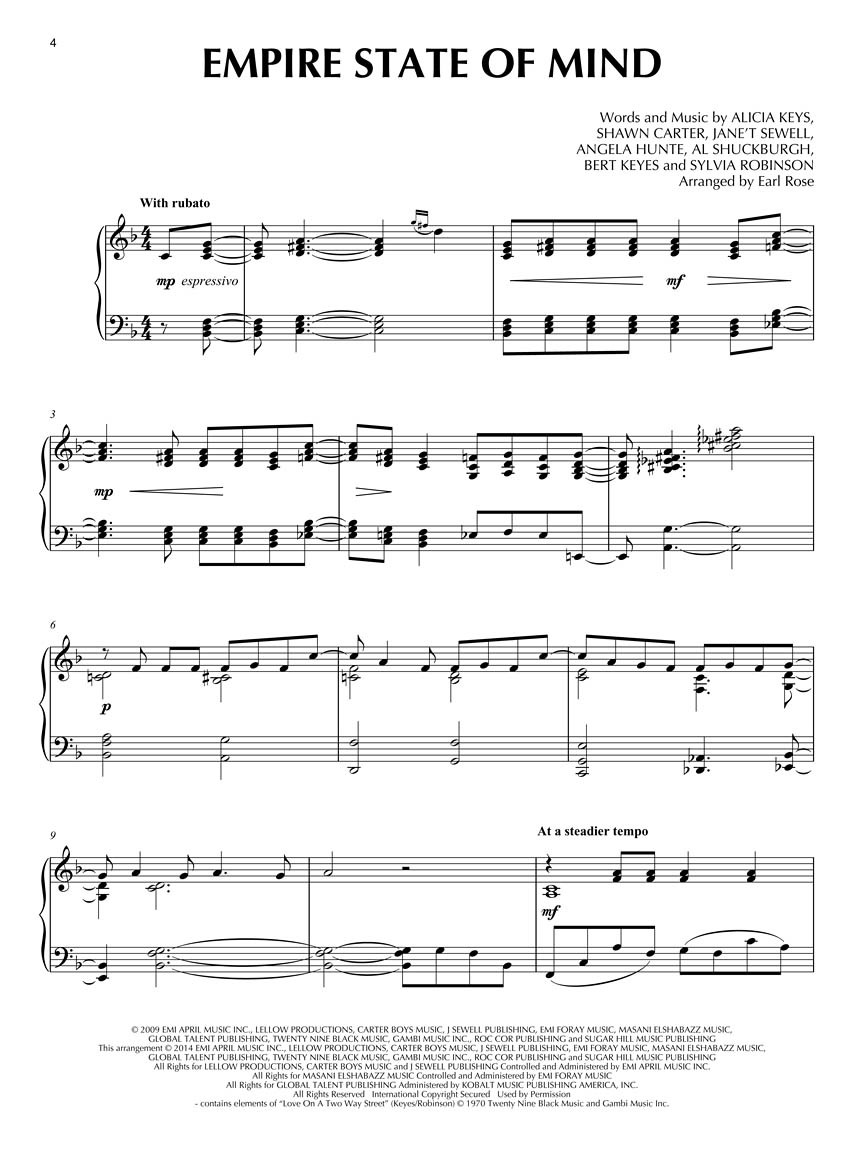 Popular Songs for Piano Solo (book/Audio Online)