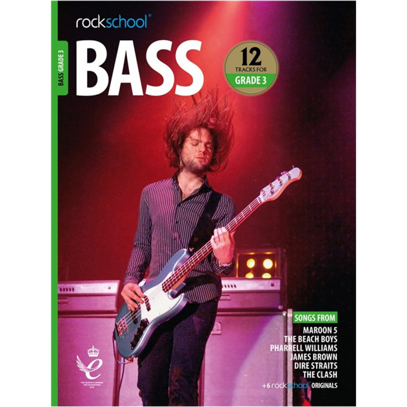Rockschool Bass: Grade 3 - 2018-2024 (book/Audio Download)