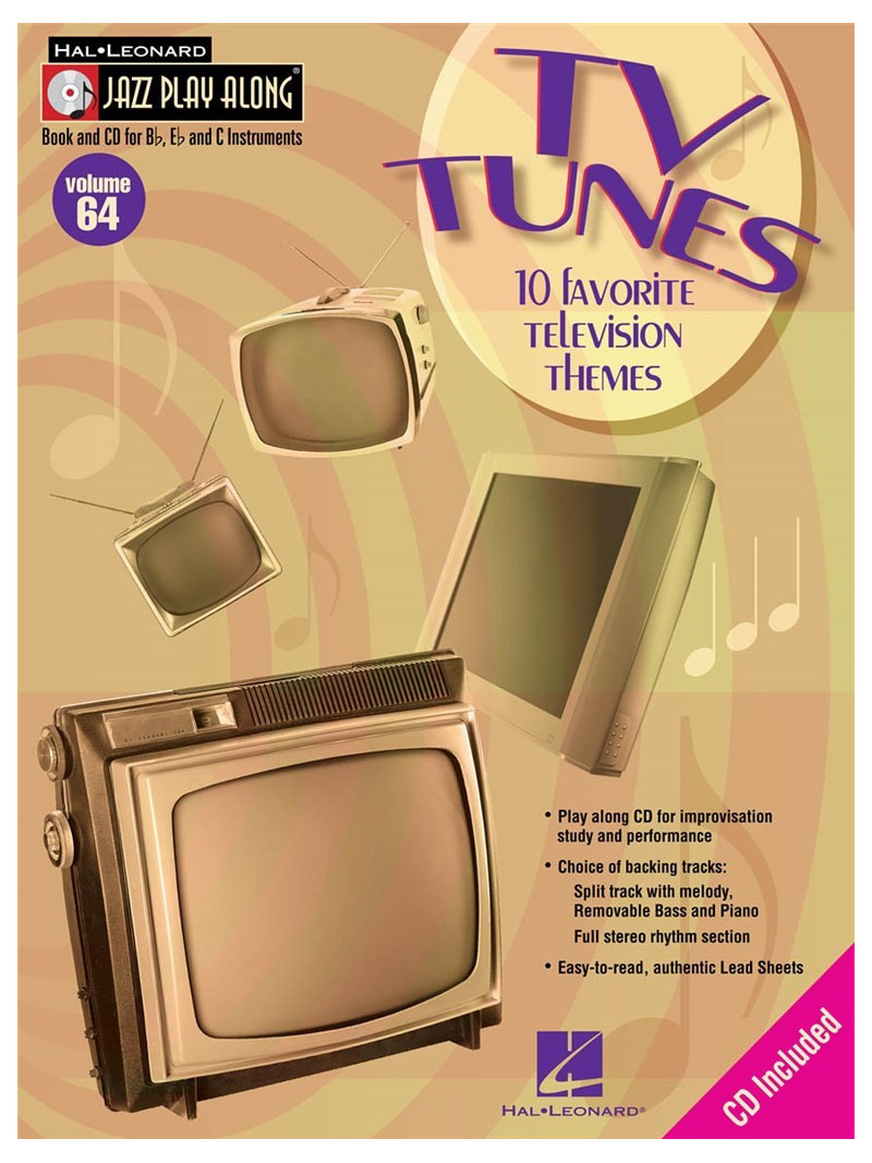 Jazz Play-Along Vol. 64: TV Tunes (book/CD)