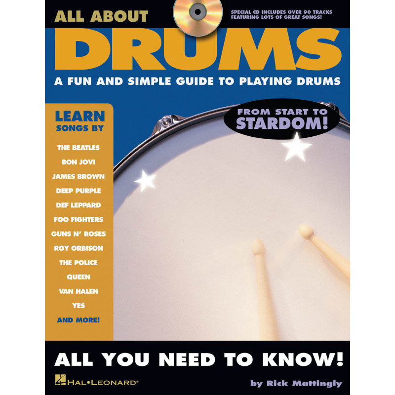 All About Drums (Book/CD)
