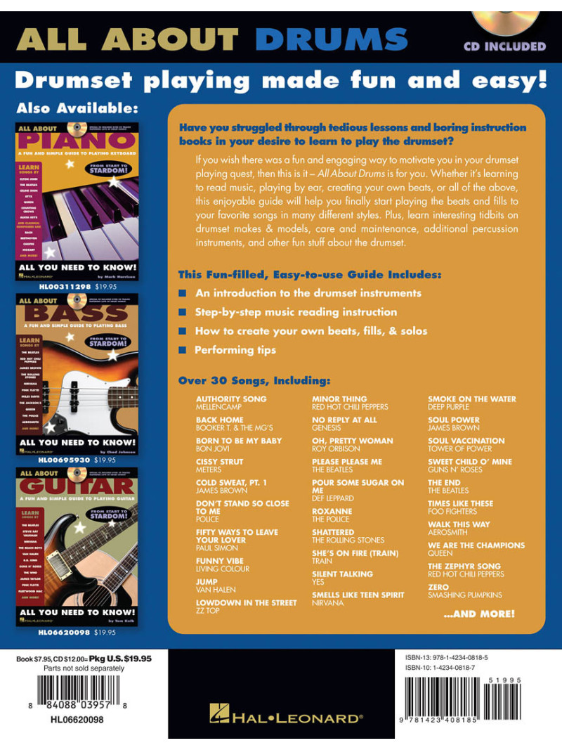 All About Drums (Book/CD)