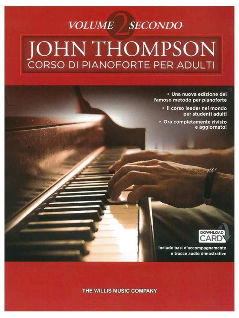 John Thompson's Corso di Pianoforte per adulti 2 (libro/Download Card)