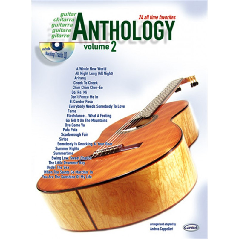 Anthology: 24 All Time Favorites Guitar 2 (libro/CD)