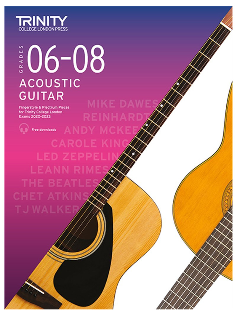 Trinity College London: Acoustic Guitar Grade 6-8 2020-2023