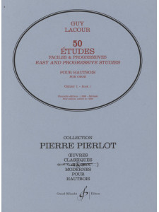 50 études faciles et progressives pour oboe - Volume 1 (Oboe)