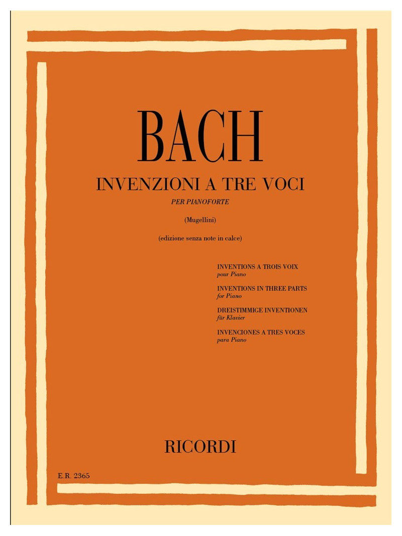 J.S. Bach - Invenzioni A Tre Voci