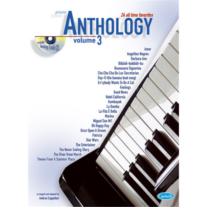 Anthology: 24 All Time Favorites Piano 3 (libro/CD)