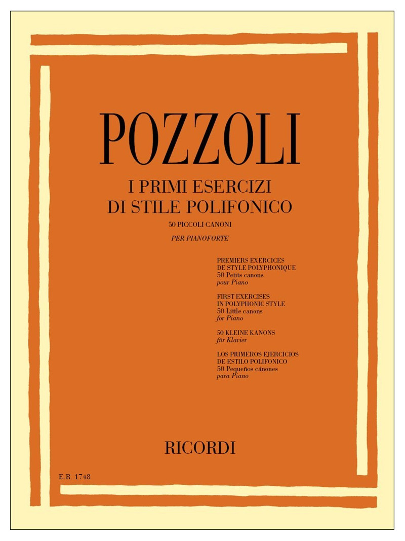 I primi esercizi in stile polifonico