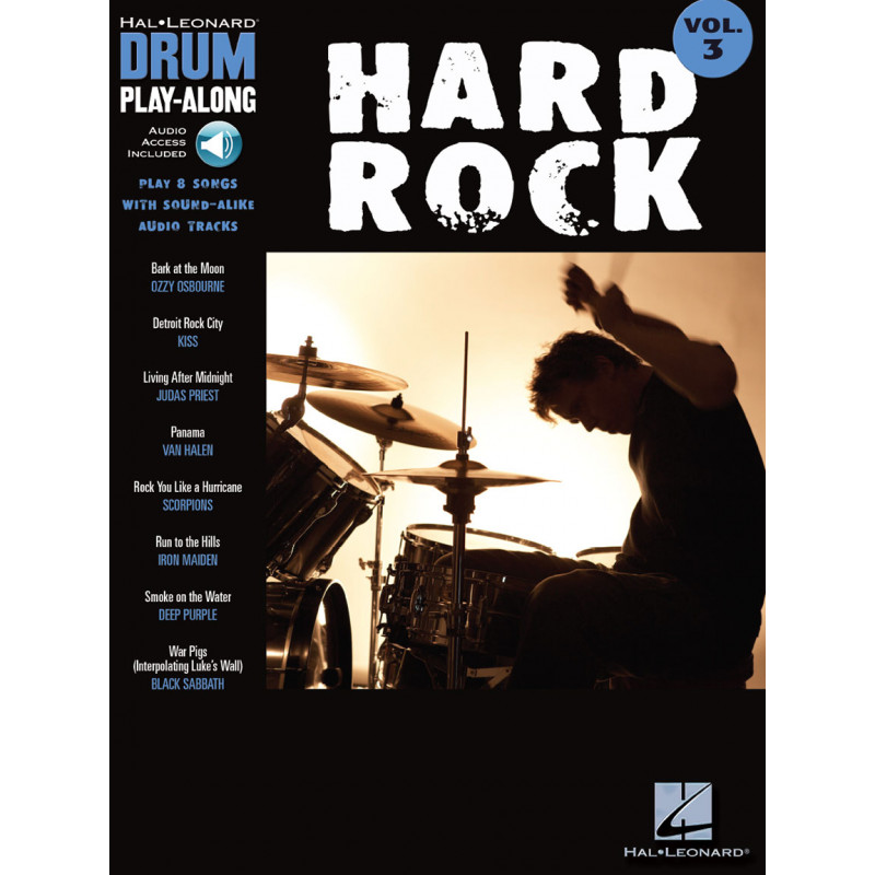 Hard Rock: Drum Play-Along Volume 3 (book/CD)