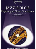 Guest Spot: Jazz Solos Playalong for Tenor Saxophone (book/CD)