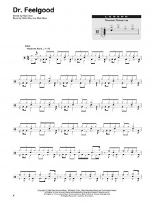 Motley Crue: Drum Play-Along Volume 30 (book/Audio Online)