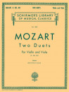 W.A. Mozart Two Duets For Violin And Viola K.423/424