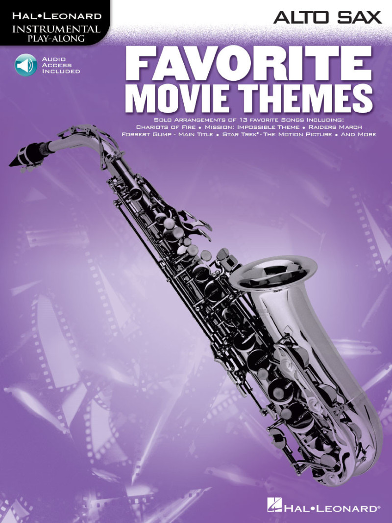 Favorite Movie Themes - Alto Sax (book/Audio Online)
