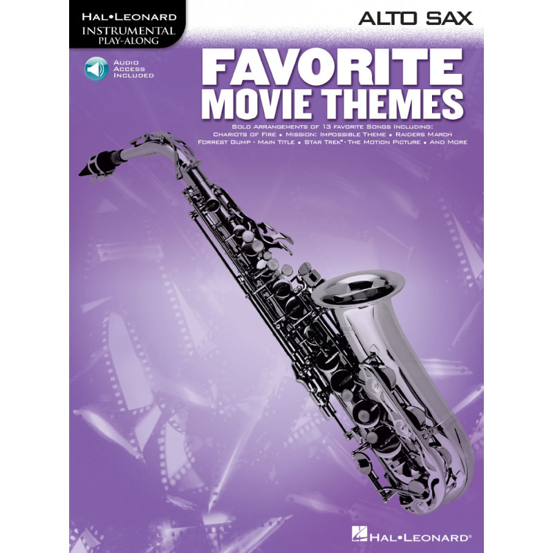Favorite Movie Themes (book/Audio Online)