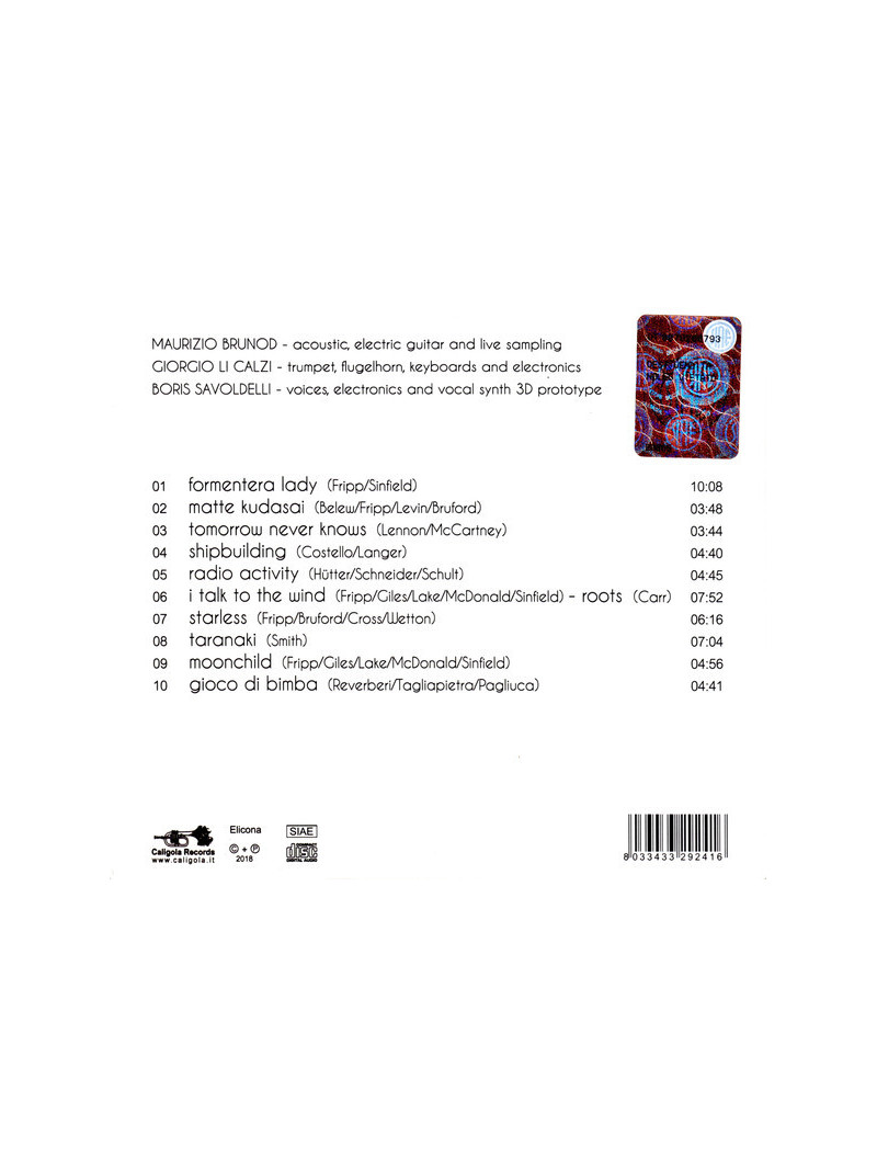 Maurizio Brunod, Giorgio Li Calzi, Boris Savoldelli – Nostalgia Progressiva (CD)