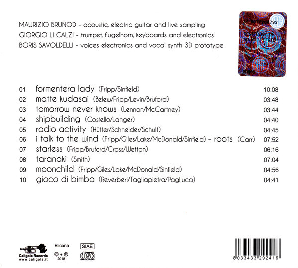 Maurizio Brunod, Giorgio Li Calzi, Boris Savoldelli – Nostalgia Progressiva (CD)