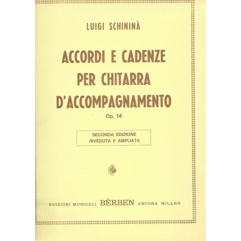 Accordi e cadenze per chitarra d'accompagnamento