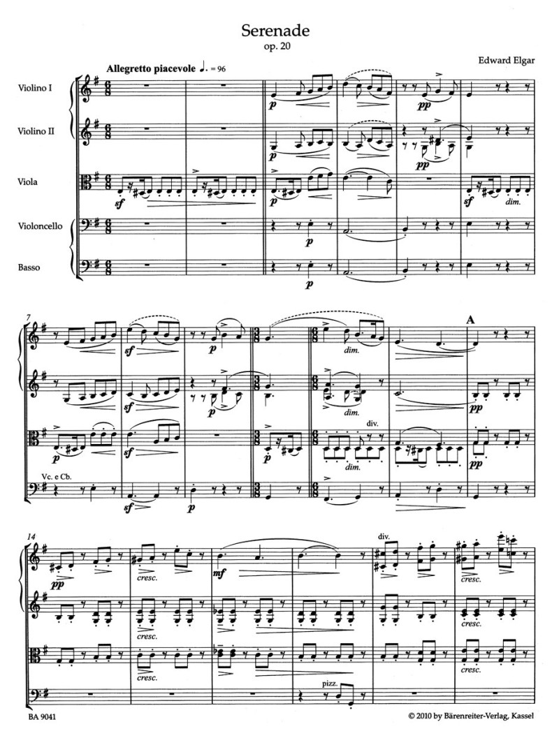 Elgar - Serenade for Strings op. 20