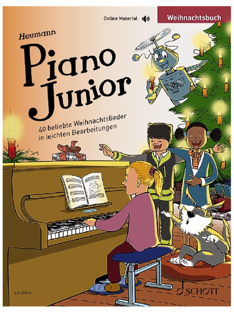 Piano Junior:  Weihnachtsbuch (book/Audio Online)