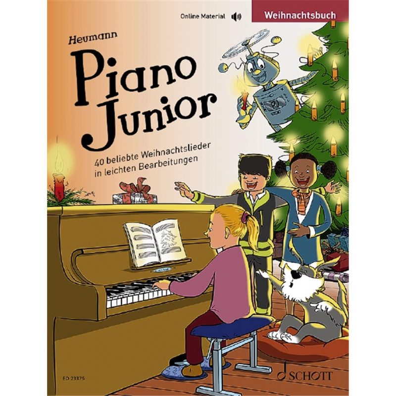 Piano Junior:  Weihnachtsbuch (book/Audio Online)