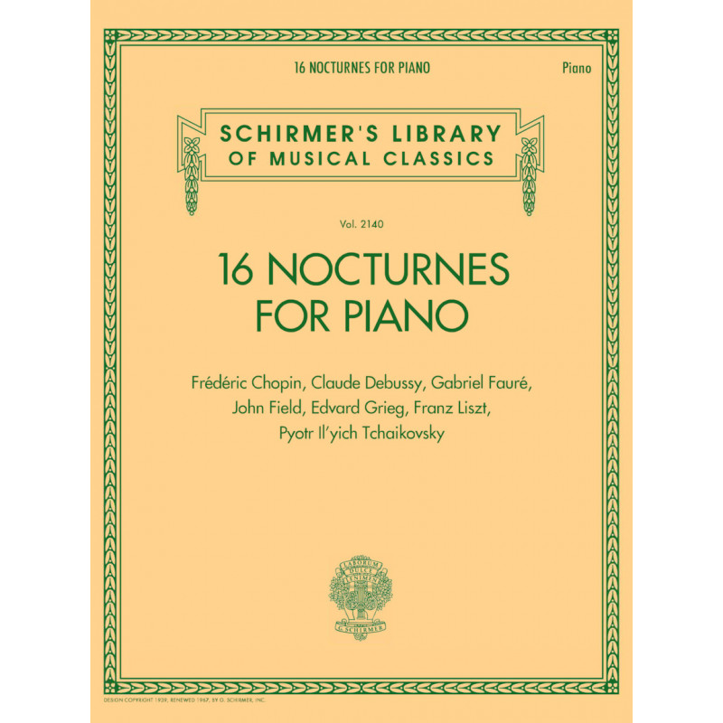 16 Nocturnes For Piano