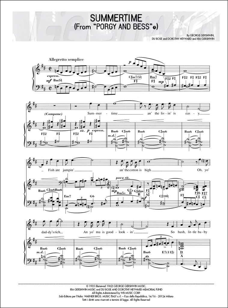 George Gershwin - Summertime