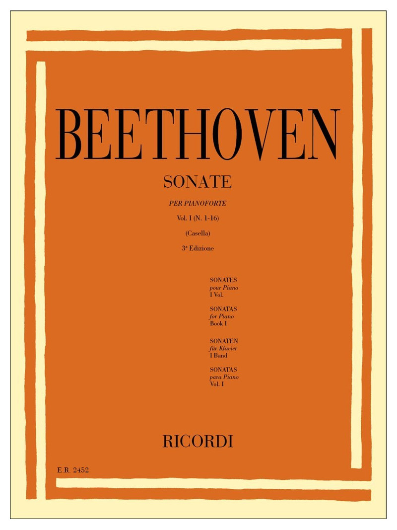 Beethoven - Sonate Per Pianoforte Vol. I