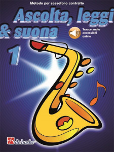 Ascolta, leggi & suona: metodo per sassofono alto 1 (libro/Audio Online)