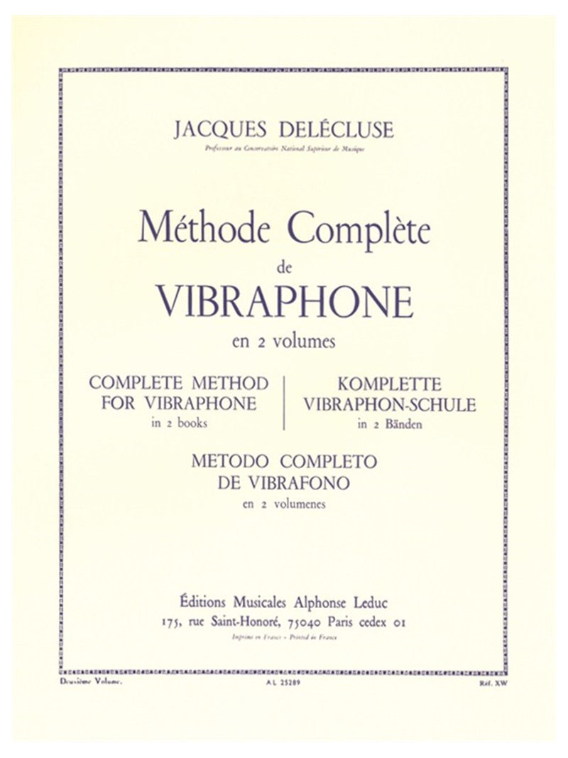 Methode Complete de Vibraphone Vol.2