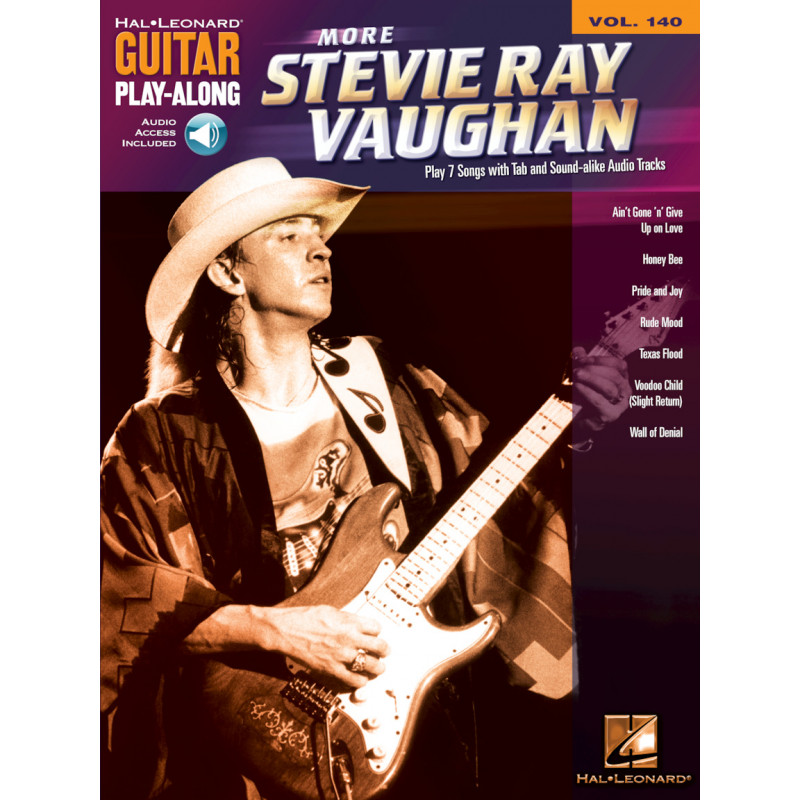 More Stevie Ray Vaughan: Guitar Play-Along Volume 140 (book/CD)