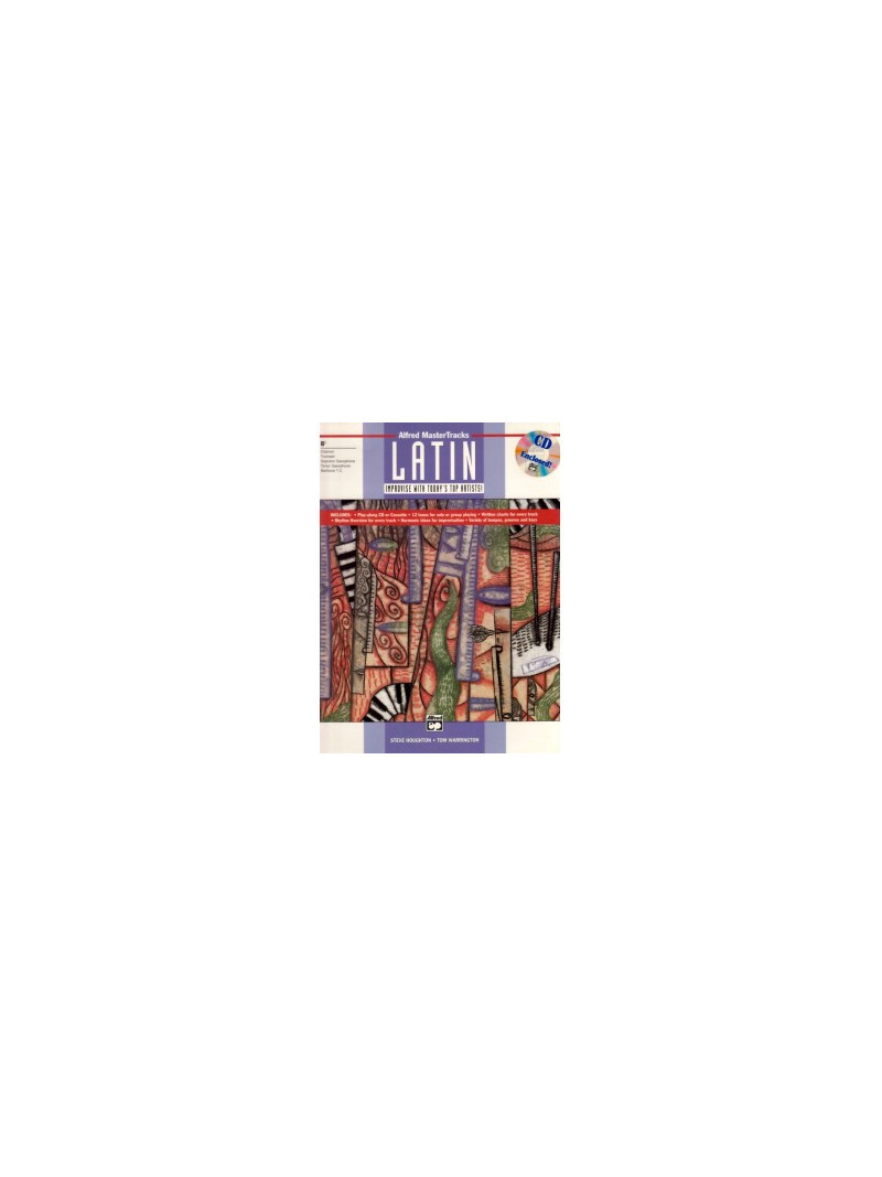 Latin Tracks - Improvise with Today Artists for Alto Sax (book/CD play-along)