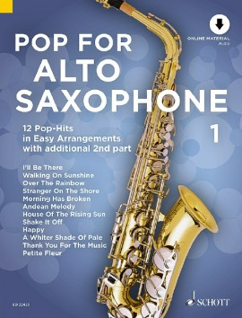 Pop For Alto Saxophone 1 (book/Audio Online)