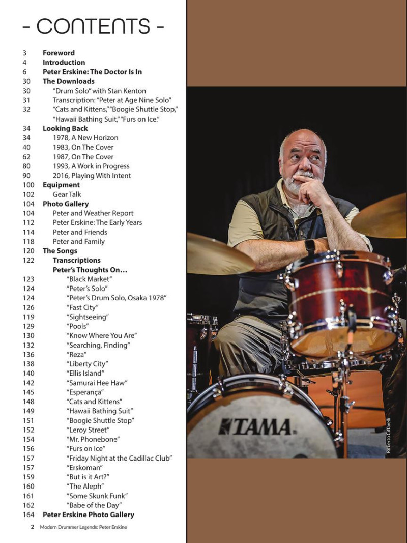 Modern Drummer Legends: Peter Erskine (book/Audio Online)