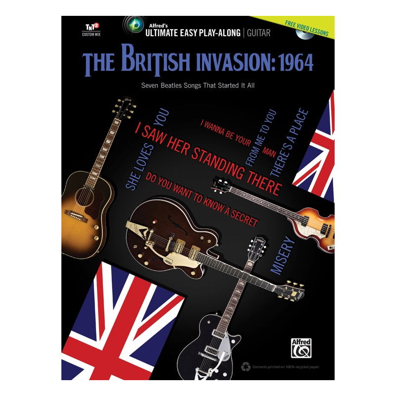 Ultimate Easy Guitar Play-Along: The British Invasion: 1964 (book/DVD)