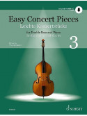 Easy Concert Pieces (double bass and piano) Book 3 (with Audio Online)